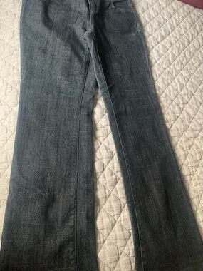 Vintage-Liz Claiborne Women's Dark Wash Flare Jeans